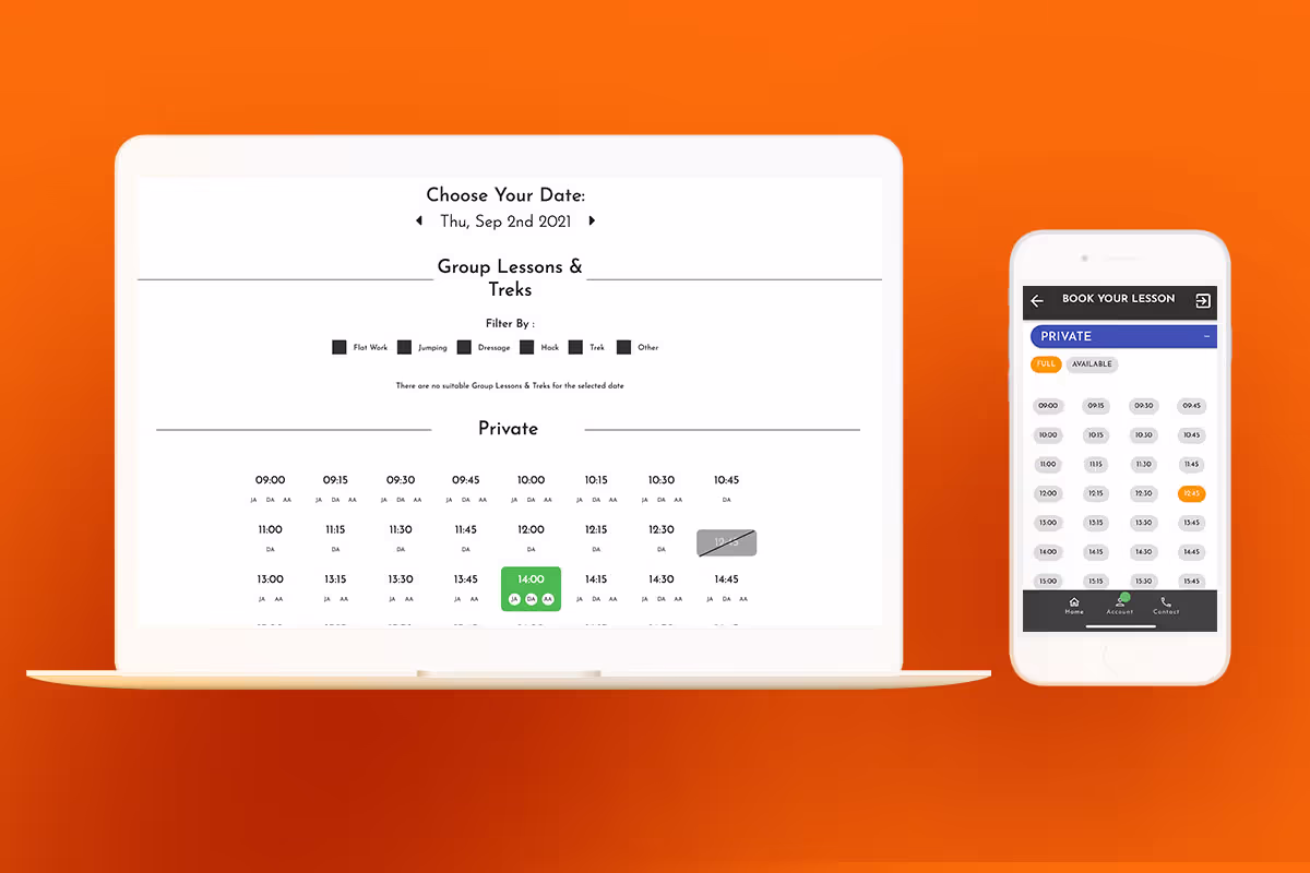 Online Booking & Rider Self-Service