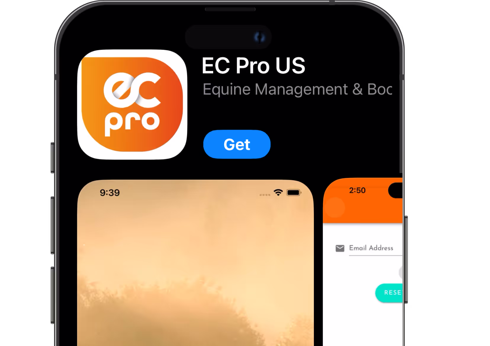 EC Pro US app on a phone